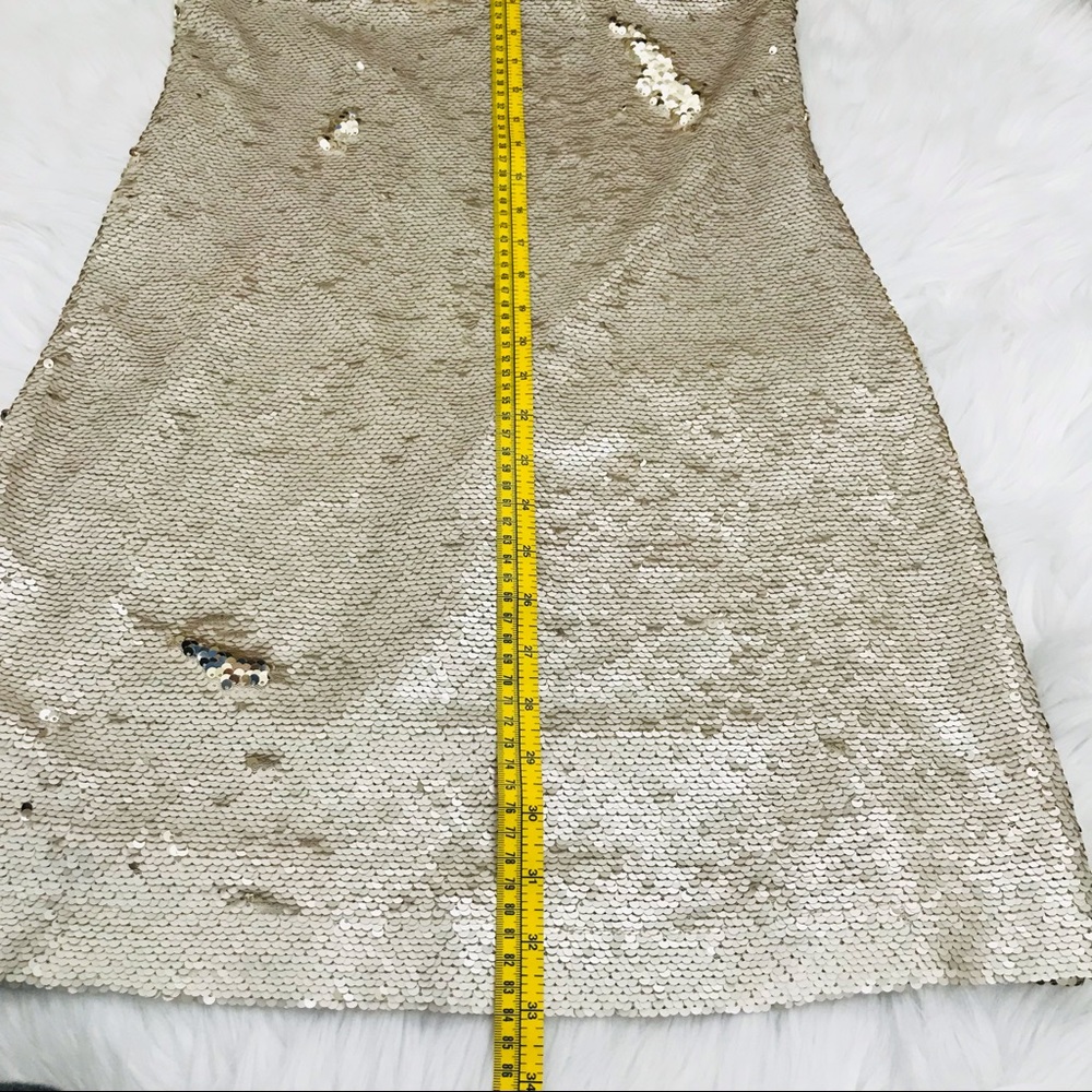 Sam Edelman Sequin Cap Sleeve Shift Dress - Picture 14 of 16